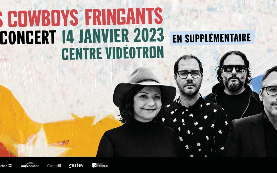 Les Cowboys Fringants @ Centre Vidéotron, Québec – 14 janvier 2023