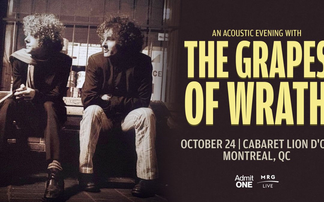 The Grapes of Wrath (Acoustic Duo) @ Cabaret Lion d’Or, Montréal – 24 octobre 2025